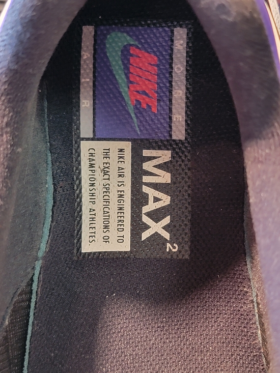 Nike Air Max Multicolor Sneakers - Purple Teal Black Sz 13
